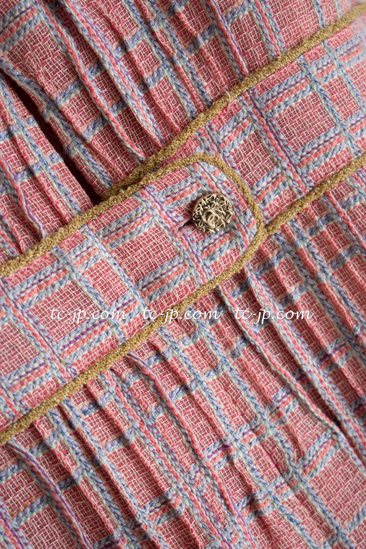 CHANEL 04S Pink Cotton Wool Dress Coat 36 38 シャネル ピンク コットン ワンピース 即発 - TC JAPAN
