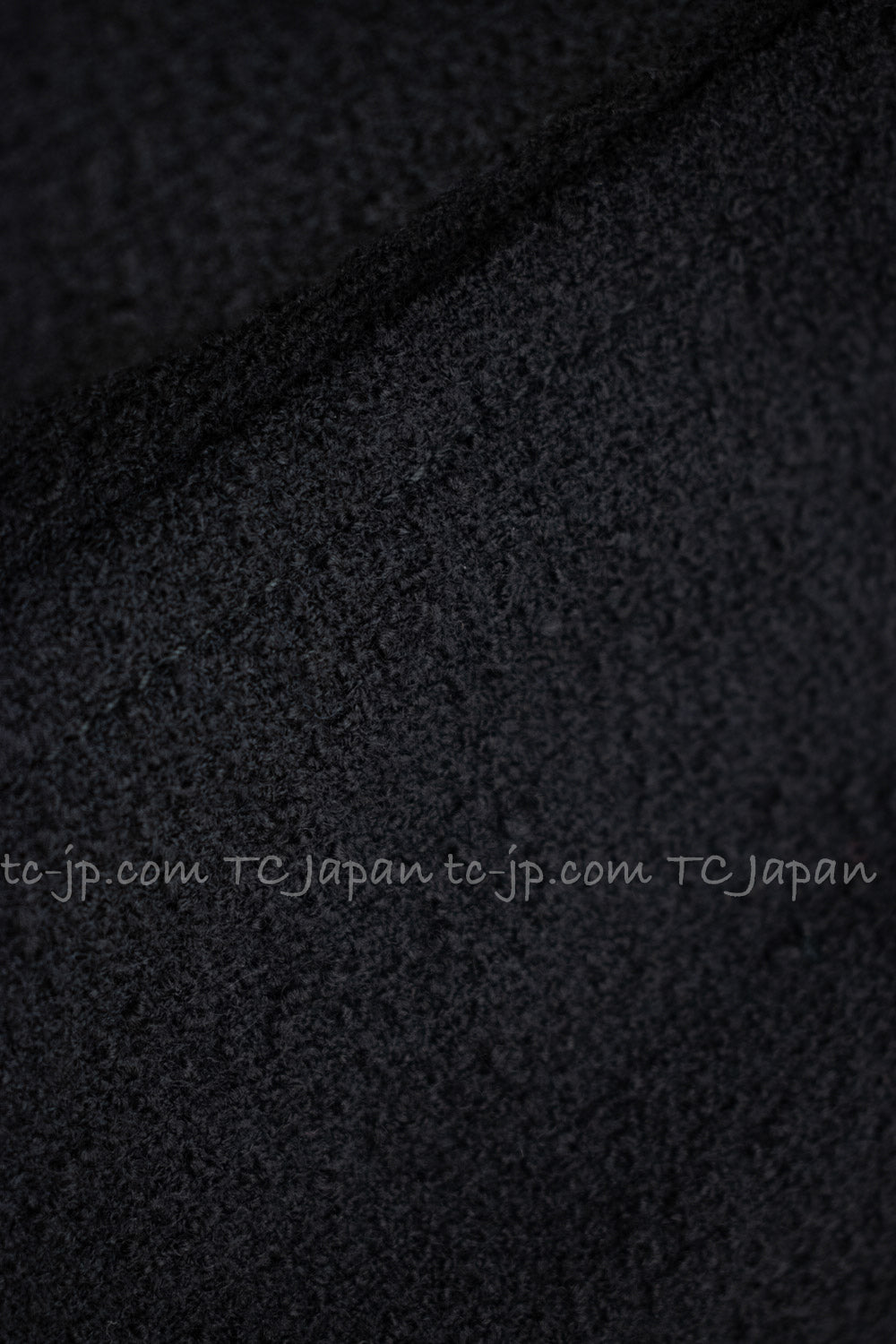 CHANEL 15B Black Wool Silk Tweed Dress 38 シャネル ブラック・ウール・シルク・ツイード・ワンピース