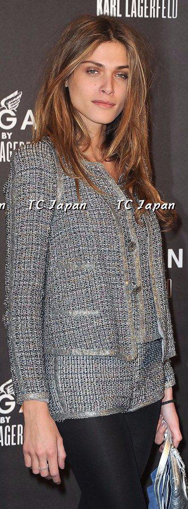 Chanel 11S Black White Multicolor Tweed Jacket With Crystal Trim 36 シャネル シルバー スワロフスキー・ジャケット 新品紙タグ付 即発 - シャネル TC JAPAN