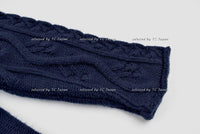 CHANEL 13PF Wine Red Navy Cashmere Cardigan 36 38 40 シャネル ワインレッド・ネイビー・カシミア・カーディガン - シャネル TC JAPAN