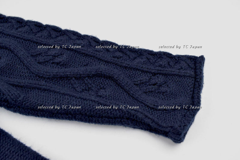 CHANEL 13PF Wine Red Navy Cashmere Cardigan 36 38 40 シャネル ワインレッド・ネイビー・カシミア・カーディガン - シャネル TC JAPAN