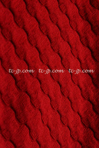 CHANEL 10PF Shanghai Dress Red Black 36 40 シャネル レッド ブラック・ストレッチ・ニット・ワンピース 即発 - CHANEL TC JAPAN