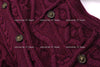 CHANEL 13PF Wine Red Navy Cashmere Cardigan 36 38 40 シャネル ワインレッド・ネイビー・カシミア・カーディガン - シャネル TC JAPAN