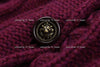 CHANEL 13PF Wine Red Navy Cashmere Cardigan 36 38 40 シャネル ワインレッド・ネイビー・カシミア・カーディガン - シャネル TC JAPAN