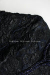 CHANEL 16B Black Navy Camellia Jacket Coat 34 シャネル カメリア 3D・ジャケット・コート