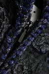 CHANEL 16B Black Navy Camellia Jacket Coat 34 シャネル カメリア 3D・ジャケット・コート