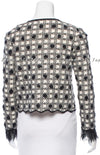 CHANEL 06A 100% Cashmere black ivory Jacket Dress 34 38 シャネル チェック・ワンピース・ジャケット - シャネル TC JAPAN