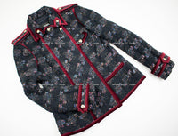 CHANEL 09PF Tweed Velvet Satin Jacket Skirt 38 40 シャネル ベルベット・サテン・ジャケット・スカート - シャネル TC JAPAN