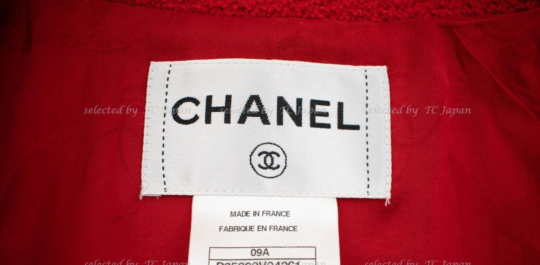 CHANEL 09PF $6K Red Moscow Wool Jacket Suit 38 シャネル レッド・ロマノフ・ツイード・ジャケット