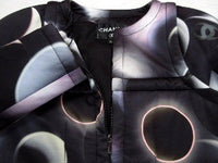 CHANEL 17A Eclipse Jacket 34 シャネル コスミックプリント柄カプセルボタン・ジャケット