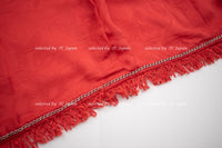CHANEL 08C Coral Red Fringe Embellished Boucle Jacket Dress 38 シャネル コーラル・スパンコール・ジャケット・ワンピース - CHANEL TC JAPAN