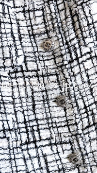 CHANEL 06C Lindsay Lohan Black White Skirt Jacket Coat 40 シャネル 白黒 ツイード・スカート ジャケット・コート 即発