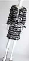 CHANEL 06C Black White Tweed Jacket Skirt Suit 36 38 シャネル ブラック・ホワイト・ツイード・ジャケット・スカート・スーツ 即発