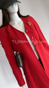 CHANEL 96S Coral Peach Jacket Coat 38 シャネル コーラルピーチ・ジャケット・コート 即発