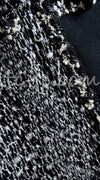 CHANEL 11A Black Grey Wool Duffle Coat 38 シャネル ブラック・グレー・ウール・ダッフルコート 即発