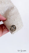 CHANEL 99S Ivory Grey Metallic Jacket 36 38 シャネル アイボリー・グレー・メタリック・ジャケット