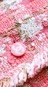 CHANEL 04C Pink White Tweed Fringe Jacket 36 38 40 42 44 シャネル ピンク・ホワイト・ツイード・フリンジ・ジャケット 即発