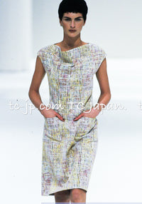 CHANEL 98S Vintage Purple Pink Multicolor Jacket Skirt Suit 36 シャネル ヴィンテージ・パープル・ピンク・マルチカラー・ジャケット・スカート・スーツ 即発