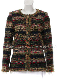 Chanel 15PF Multi Tweed Jacket 38 シャネル マルチカラー・ツイード・ジャケット