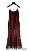 CHANEL 99A Evening long Dress 34 36 シャネル メタリック・マキシ・ロング・ドレス・ワンピース