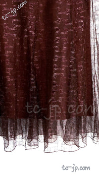 CHANEL 99A Evening long Dress 34 36 シャネル メタリック・マキシ・ロング・ドレス・ワンピース