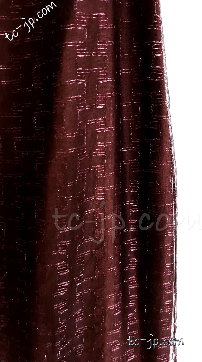 CHANEL 99A Evening long Dress 34 36 シャネル メタリック・マキシ・ロング・ドレス・ワンピース
