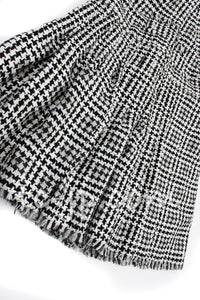 CHANEL 11S Tweed Pink Black White Lesage Jacket Dress 38 シャネル ピンク ブラック ホワイト ルサージュ ジャケット ワンピース 即発