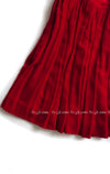 CHANEL 96S Red Velvet Dress 38 40 シャネル スーパーモデルのレッド ベルベット ドレス ワンピース 即発