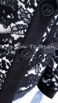CHANEL 14C Black Lace Jacket 34 36 シャネル ブラック・レース・ジャケット 即発 - TC JAPAN