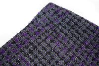 CHANEL 03A Black Purple Metallic Tweed Jacket Skirt Suit 38 40 シャネル ブラック・パープル・ツイード・ジャケット・スーツ 即発