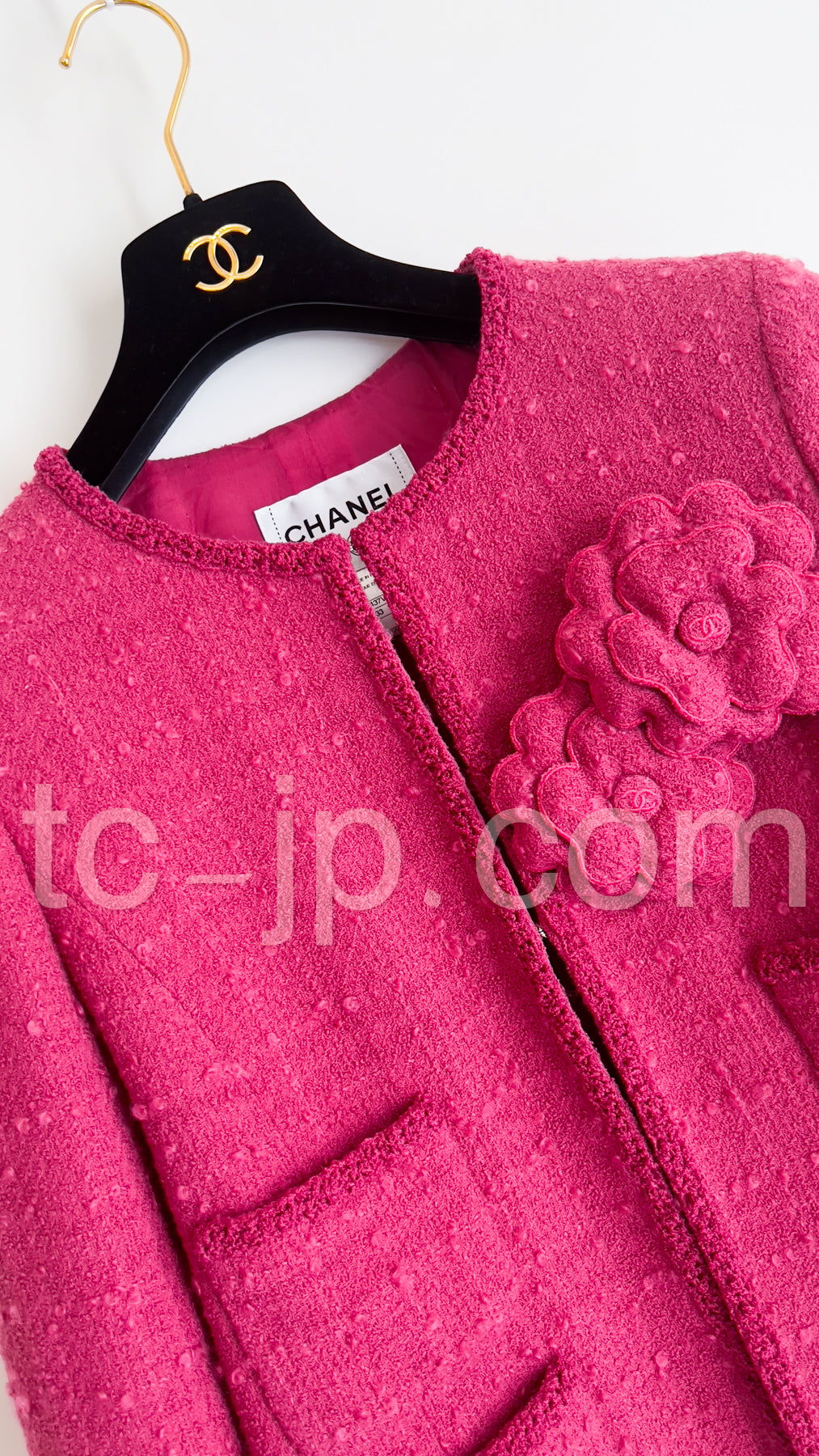 シャネル ピンク・ツイード・ジャケット・スーツ CHANEL 09A pink 