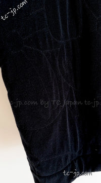 CHANEL 15B Black CC Logo Zip Hoodie Tops 36 38 40 シャネル ブラック・CCロゴ・パイルジップ・パーカー