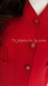 CHANEL 96S Coral Peach Jacket Coat 38 シャネル コーラルピーチ・ジャケット・コート 即発