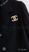 CHANEL 00C Black Wool Blazer Jacket Skirt Suit 34 40 シャネル ブラック・ウール・ブレザー・ジャケット スカート スーツ