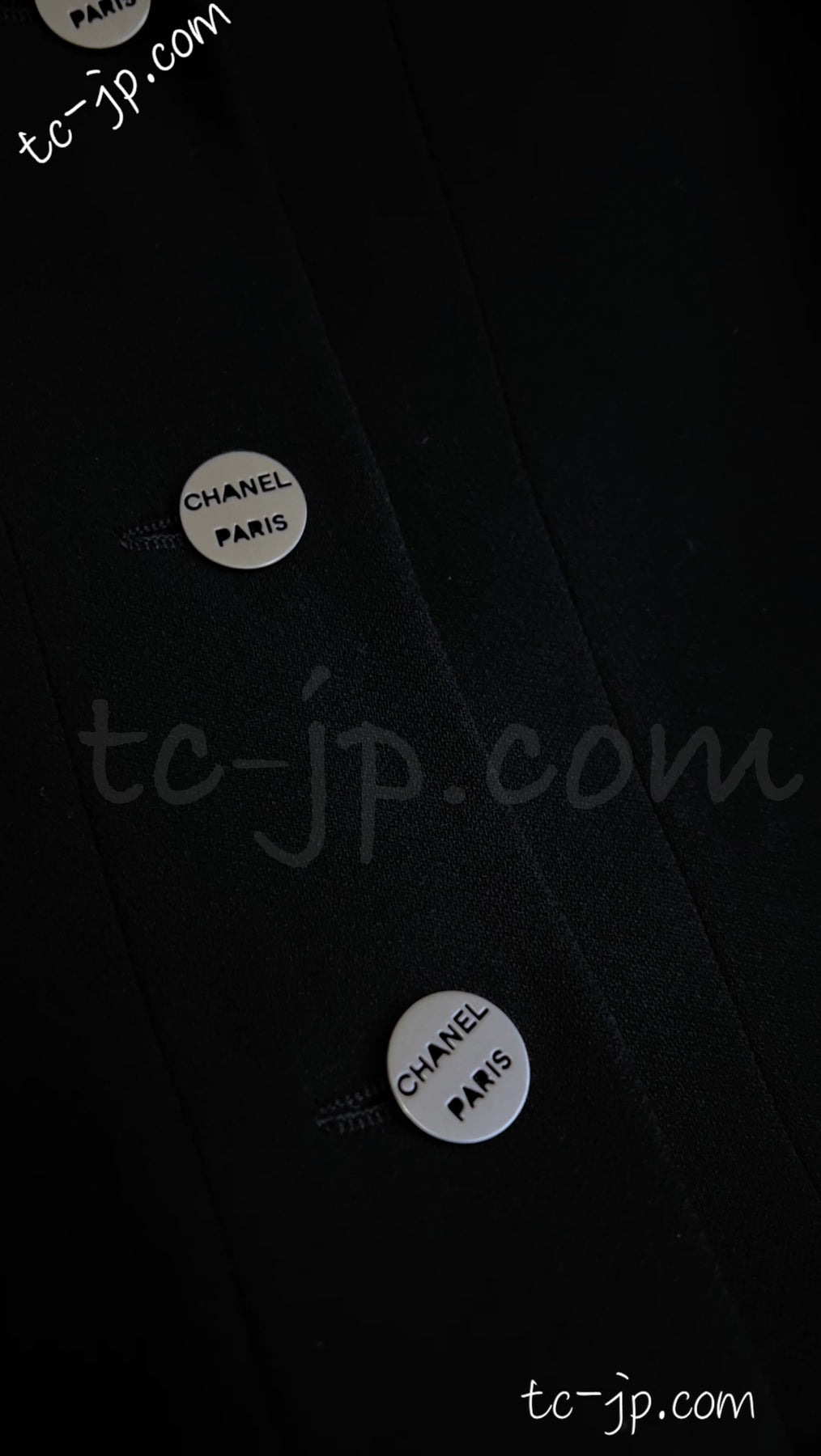 CHANEL 00C Black Wool Blazer Jacket Skirt Suit 34 40 シャネル ブラック・ウール・ブレザー・ジャケット スカート スーツ