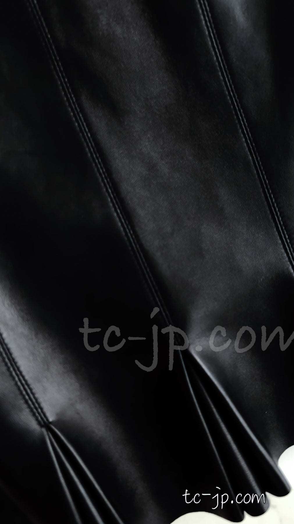 CHANEL 04PF Keira Knightley Black Lambskin Leather Jacket Skirt 36 38 シャネル キーラ・ナイトレイ着用ラムレザー・ジャケット・スカート 即発 - TC JAPAN
