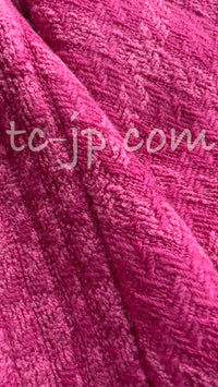 CHANEL 19A Pink Wool Tweed Cape Jacket 34 36 38 40 42シャネル ピンク・ウール・ツイード・ケープ・ジャケット 即発