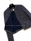 CHANEL 08A Little Black Jacket Tweed Wool 34 シャネル リトル ブラック ジャケット ツイード ウール 即発