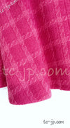 CHANEL 19A Pink Wool Tweed Cape Jacket 34 36 38 40 42シャネル ピンク・ウール・ツイード・ケープ・ジャケット 即発