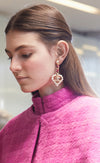 CHANEL 19A Pink Wool Tweed Cape Jacket 34 36 38 40 42シャネル ピンク・ウール・ツイード・ケープ・ジャケット 即発