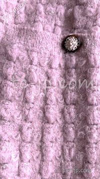 CHANEL 17PF Ivory Pink Knit Dress 34 38 シャネル アイボリー・ピンク・ニット・ワンピース 即発