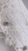 CHANEL 05C Penelope Cruz White Ivory Tweed Jacket Skirt Suit 34 36 シャネル ペネロペクルス着・ホワイト・アイボリー・ツイード・ジャケット・スカート・スーツ 即発 - TC JAPAN