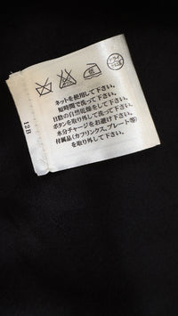 CHANEL 07S Black Wool White CC Logo Buttons Jacket 42 シャネル ブラック ホワイト CC ボタン ウール ジャケット