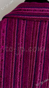 CHANEL 01S Purple Striped Sequin Jacket 44 シャネル パープル・ストライプ・スパンコール・ジャケット 即発
