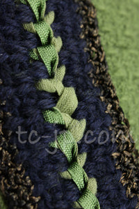 CHANEL 10PF Paris Shanghai Green Braid Skirt Jacket 36 シャネル グリーン・ブレイド・ジャケット スカート スーツ - TC JAPAN