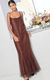 CHANEL 99A Evening long Dress 34 36 シャネル メタリック・マキシ・ロング・ドレス・ワンピース
