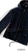 CHANEL 15B Black CC Logo Zip Hoodie Tops 36 38 40 シャネル ブラック・CCロゴ・パイルジップ・パーカー