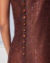 CHANEL 99A Evening long Dress 34 36 シャネル メタリック・マキシ・ロング・ドレス・ワンピース