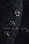 CHANEL 12PF Black Tweed Jacket 34 シャネル ブラック・ツイード・ジャケット