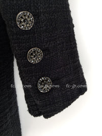 CHANEL 12PF Black Tweed Jacket 34 シャネル ブラック・ツイード・ジャケット